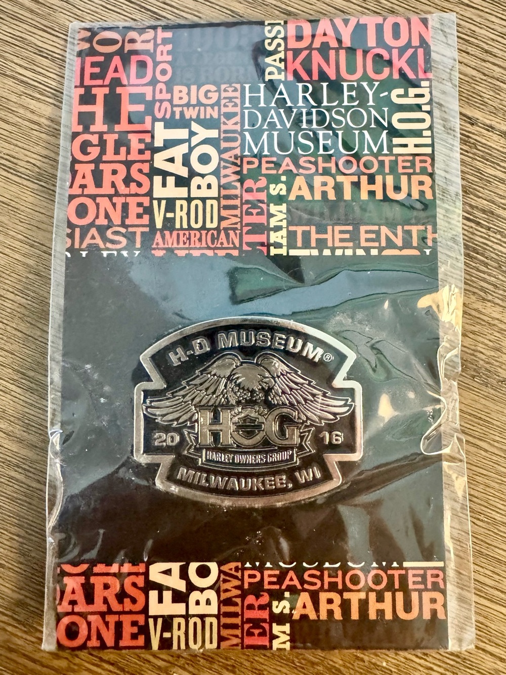 2016 Harley-Davidson Museum H.O.G. Member Collectible Pin – Original Packaging